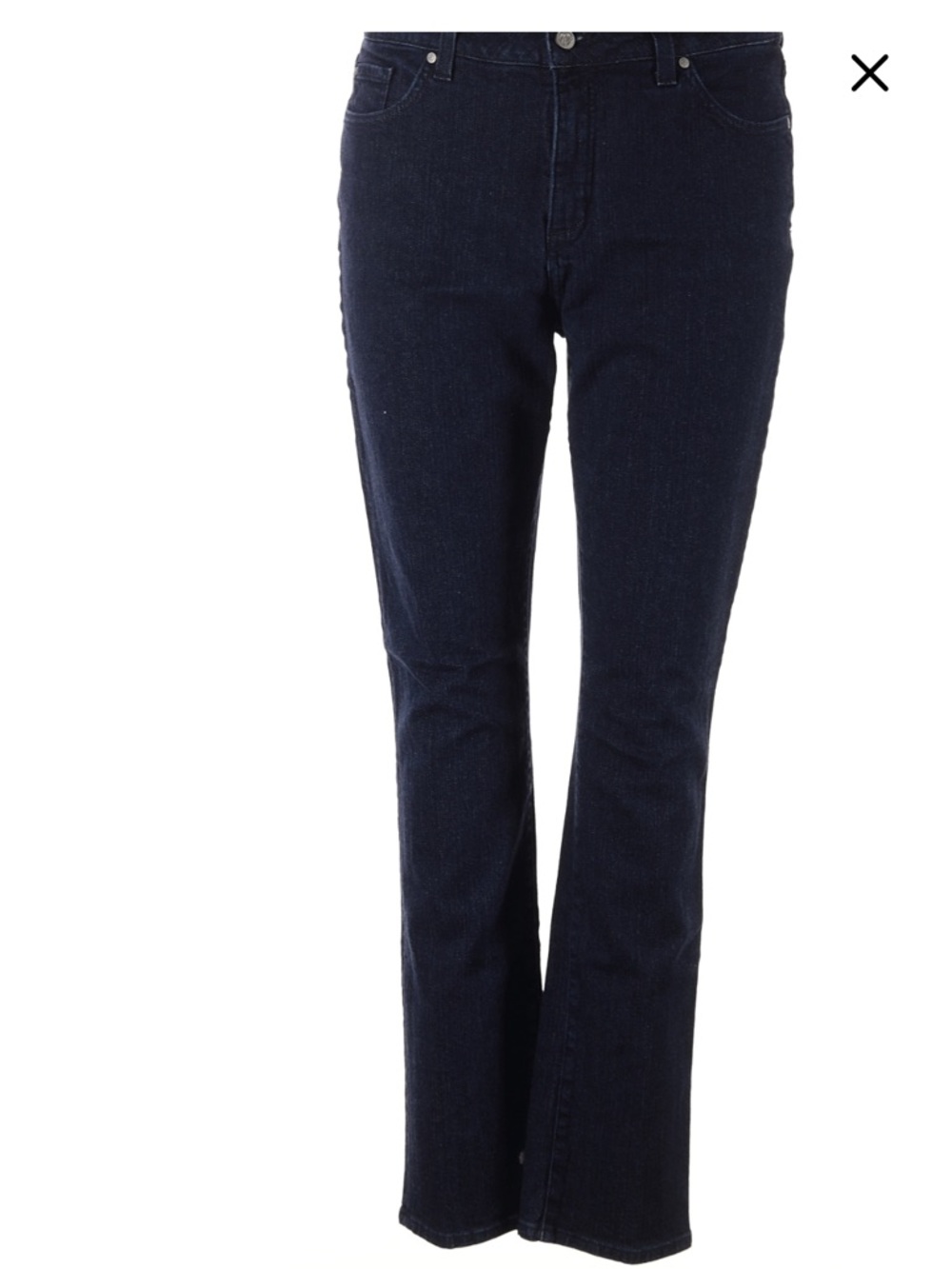 Miraclebody Women's Dark Blue Wide Leg Jeans - Picture 8 of 8